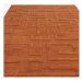 Vlnený koberec v tehlovej farbe 120x170 cm Maze – Asiatic Carpets