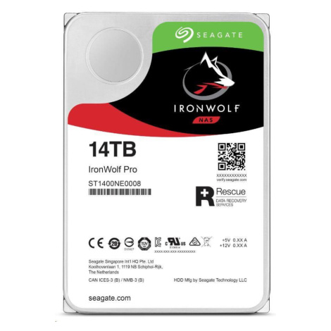 SEAGATE HDD IRONWOLF PRO (NAS) 3,5