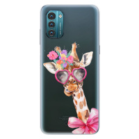 Odolné silikónové puzdro iSaprio - Lady Giraffe - Nokia G11 / G21