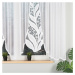 Biela žakarová záclona MELANIA 400x160 cm