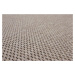 Kusový koberec Nature světle béžový čtverec - 150x150 cm Vopi koberce