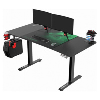 Ultradesk LEVEL V2 herný stôl s nastaviteľnou výškou zelený