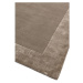 Hnedý ručne tkaný koberec s prímesou vlny 80x150 cm Ascot – Asiatic Carpets