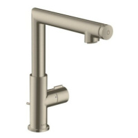 Hansgrohe Axor Uno umývadlová batéria s výpusťou kartáčovaný nikel 45016820