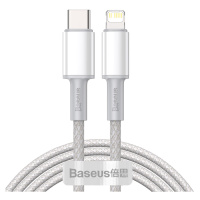 Dátový kábel Baseus High Density PD USB-C - Lightning 2,0 m 20W biely