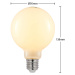 LED E27 8W 2 700K G95 Globe, stmievateľná, opál