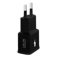 Nabíjačka WG 1xUSB + kábel Micro USB, čierna