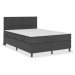 vidaXL Posteľ boxspring tmavošedá látková 160x200 cm