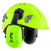 Dielektrické mušlové chrániče sluchu Cerva Ciron Helmet - farba: čierna/žltá