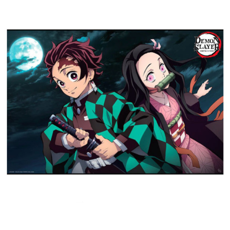 Abysse Corp Demon Slayer Tanjiro & Nezuko Poster 91,5 x 61 cm