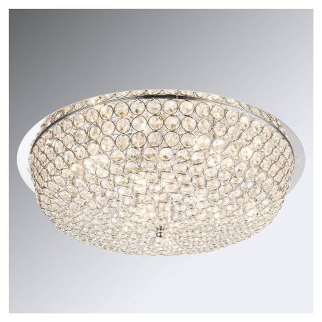 Krištáľové stropné svietidlo Emilia LED žiarovka Globo