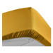 Žltá napínacia plachta z bavlneného perkálu 180x200 cm Percaline – douceur d'intérieur