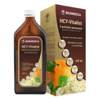 BIOMEDICA HCY-Vitalist Sirup s príchuťou pomaranča 475 ml