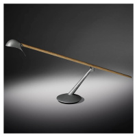 Nastaviteľná LED stolová lampa Bluebird T oceľ/dub