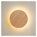 Toolight Toolight, LED nástenné svietidlo 20cm 12W APP1405-W WOOD, prírodná hnedá, OSW-03086