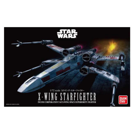 Plastic ModelKit BANDAI SW 01200 - X-Wing Starfighter (1:72)