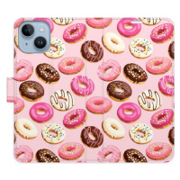 Flipové puzdro iSaprio - Donuts Pattern 03 - iPhone 14