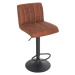 LuxD Barová stolička Pretty vintage hnedá / 109 cm