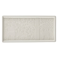 Biely kameninový servírovací podnos Mason Cash In the Forest, 30 x 15 cm