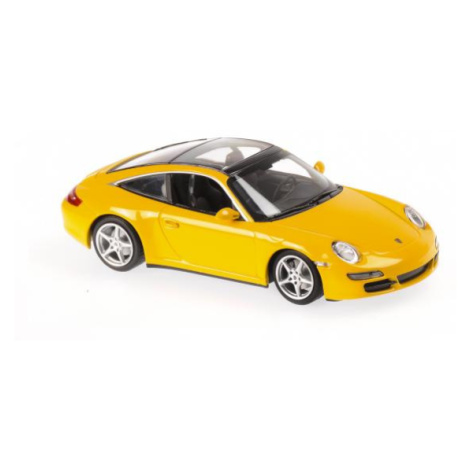 1:43 PORSCHE 911 TARGA - 2006 - YELLOW - MINICHAMPS