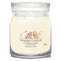 Yankee Candle Jemná vlna a ambra, Sviečka v sklenenej dóze , 368 g