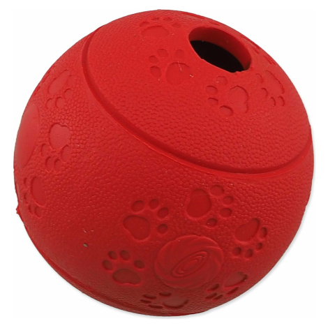 Hračka Dog Fantasy lopta na pamlsky červená 8cm