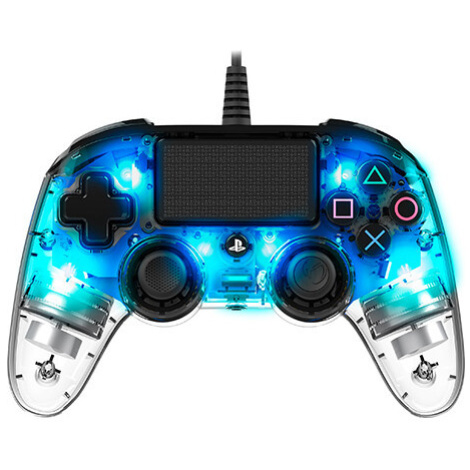 PS4 HW Gamepad Nacon Compact Controller Clear Blue