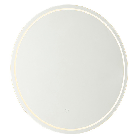 Moderné kúpeľňové zrkadlo 60 cm vrátane LED a dotykového stmievača - Sebas QAZQA