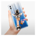 Odolné silikónové puzdro iSaprio - Sir Giraffe - Huawei Honor 10 Lite