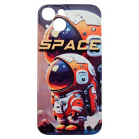 Plastové puzdro na Apple iPhone 15 Astronaut oranžové
