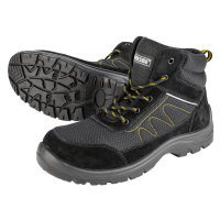 PARKSIDE® Pánska kožená bezpečnostná obuv S1 (45, čierna/žltá)