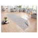 Kusový koberec Twin Supreme 103432 Palma grey creme – na ven i na doma - 80x350 cm NORTHRUGS - H