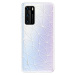 Odolné silikónové puzdro iSaprio - Abstract Triangles 03 - white - Huawei P40