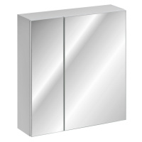 Závesná kúpeľňová skrinka so zrkadlom Leonardo 84-60-B 2D biela