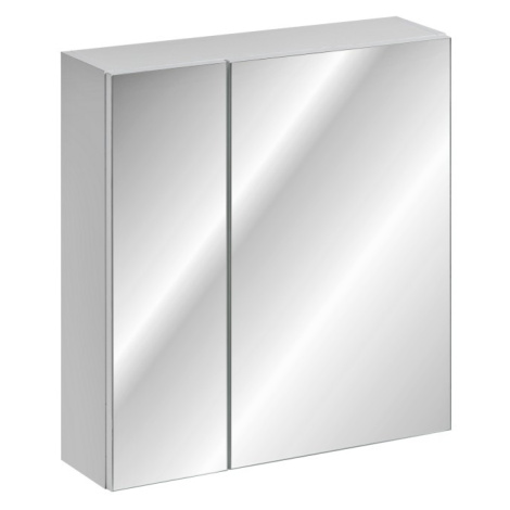 Závesná kúpeľňová skrinka so zrkadlom Leonardo 84-60-B 2D biela Comad