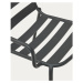 Tmavosivé kovové záhradné stoličky v súprave 4 ks Joncols – Kave Home