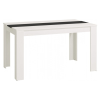 Jedálenský stôl george - biela/čierna