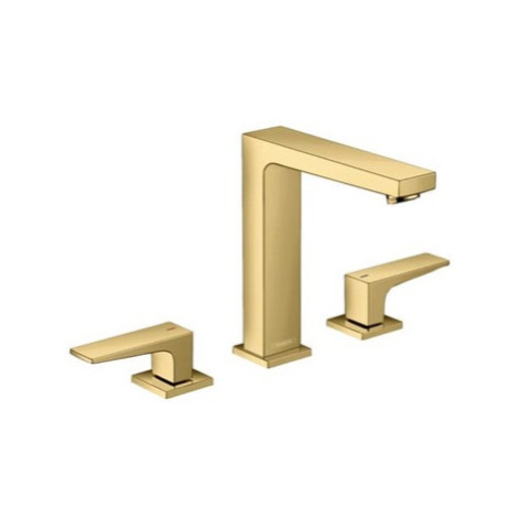 Hansgrohe Metropol umývadlová batéria s clic-clac leštěný vzhled zlata 32515990