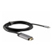 USB (3.1) húb 1-port, 49144, šedá, dĺžka kábla 1,5m, Verbatim, adaptér USB C na HDMI