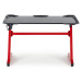 Sconto Herný stôl SCB-49 čierna/červená