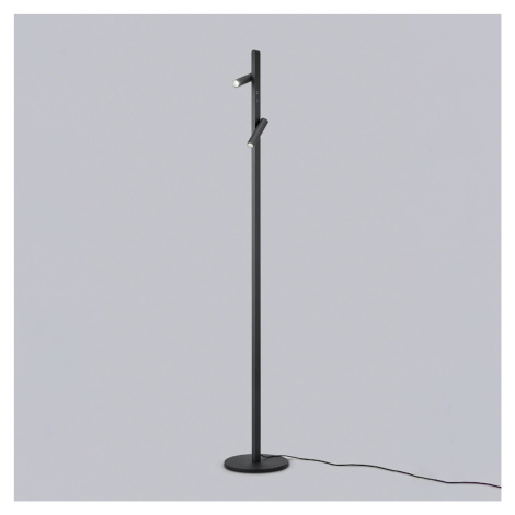 Helestra Coni LED lampa 2 svetlá 160 cm čierna