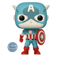 Funko POP! Marvel: Captain America Retro Reimagined Special Edition