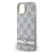 DKNY PU Leather Checkered Pattern and Stripe Apple iPhone 14 DKHCP14SPCPTSSE Beige