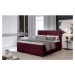 Expedo Čalúnená posteľ boxspring SWIT, 180x200, mat velvet 63