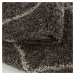 Kusový koberec Alvor Shaggy 3401 taupe Rozmery koberca: 140x200