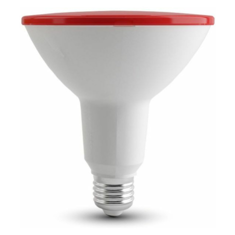 Žiarovka LED IP65 E27 15W, Červená 1200lm, VT-1125 (V-TAC)