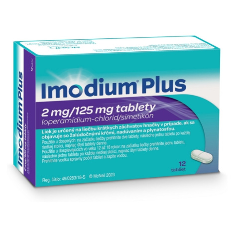 IMODIUM® Plus 2 mg/125 mg tablety