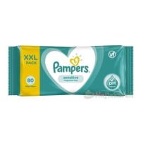 PAMPERS Baby Wipes Sensitive vlhčené obrúsky XXL pack 1x80 ks