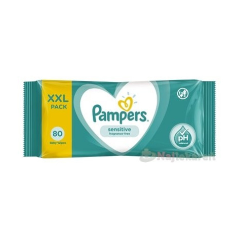 Pampers Sensitive detské čistiace utierky 80 ks