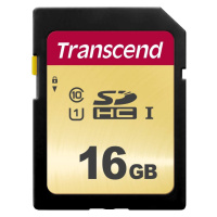 Karta TRANSCEND SDHC 16GB 500S, UHS-I U1 (R:95/W:60 MB/s)